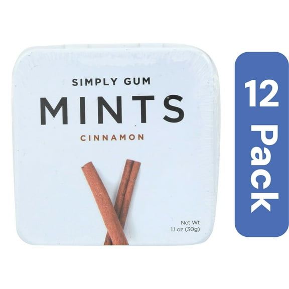 Simply Mints Cinnamon Natural 30 gm (Pack Of 12)