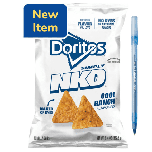 Simply NKD Cool Ranch Flavored Tortilla Chips 9.5 oz