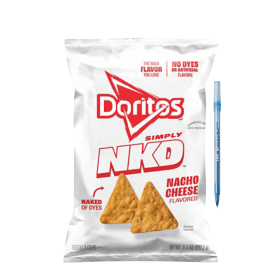 Simply Naked Nacho Cheese Tortilla Chips 9.25 oz