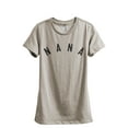 thumbnail image 1 of Simply Nana Women's Fashion Relaxed T-Shirt Tee Heather Tan X-Large, 1 of 3