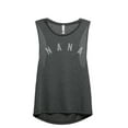 thumbnail image 1 of Simply Nana Women's Fashion Sleeveless Muscle Workout Yoga Tank Top Charcoal Grey X-Large, 1 of 3