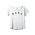 thumbnail image 1 of Simply Nana Women's Fashion Slouchy Dolman T-Shirt Tee Heather White 2X-Large, 1 of 3
