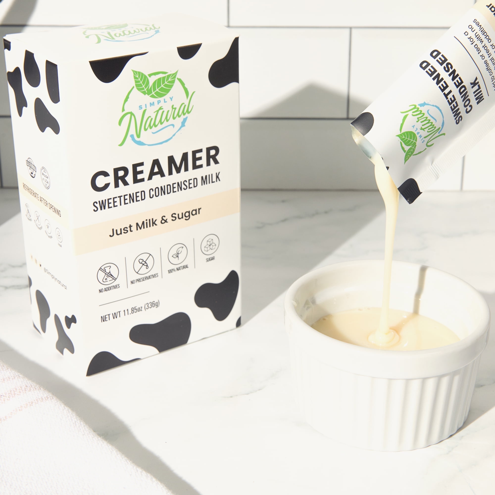Simply Natural Sweetened Condensed Milk, 28grams/serving, 12 Simply Natural Sweetened Condensed Milk, 28grams/serving, 12
