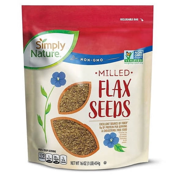 Simply Nature Brown Milled Flax Seed, 16 oz