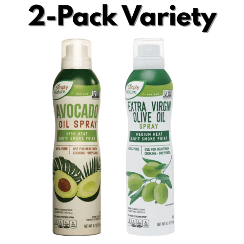 Simply Nature Cooking Spray Variety Pack 2-Pack 4.7 fl oz