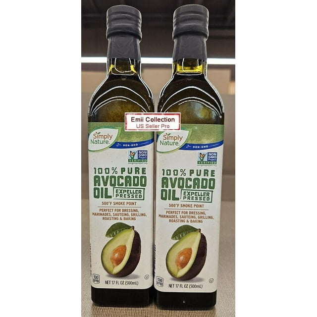 Simply Nature NONGMO 100 Pure Avocado Oil Expeller Pressed 17fl oz (2
