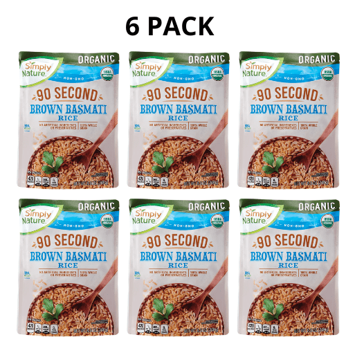 Simply Nature Organic 90 Second Basmati Rice, 8.8 oz - 6 PACK
