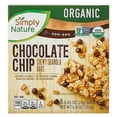 thumbnail image 1 of Simply Nature Organic Chocolate Chip Chewy Granola Bars, 8 count, 1 of 3
