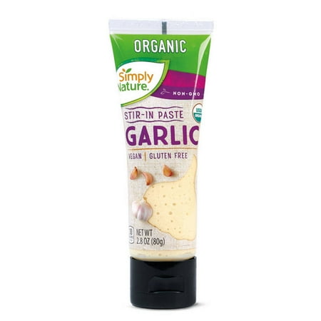 2PK - Simply Nature Organic Garlic Stir in Paste, 2.8 oz