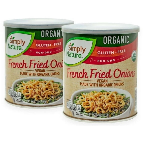 Simply Nature Organic Vegan French Fried Onions (2 pack)