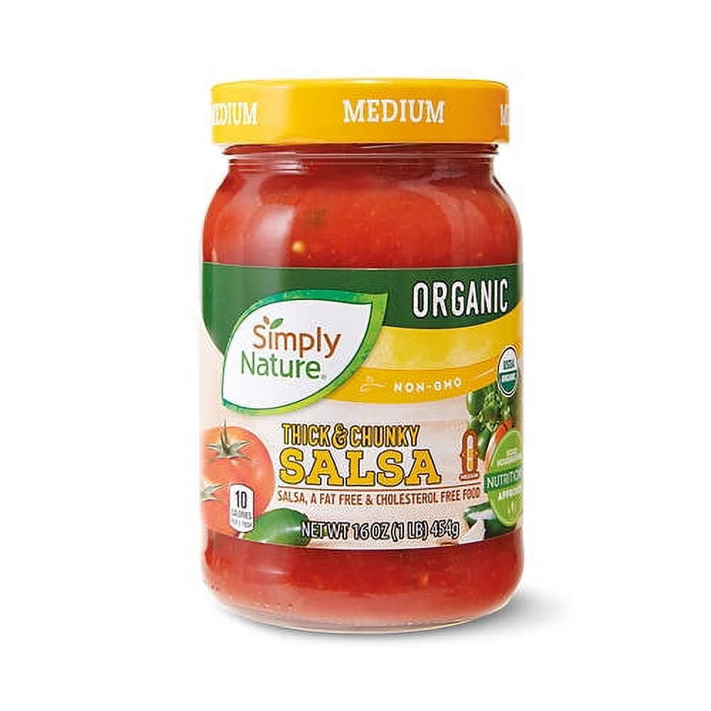 Simply Nature Organic Salsa Medium, 16 oz