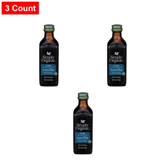 Simply Non Alcoholic Vanilla Extract - 4 fl oz - 3 Count