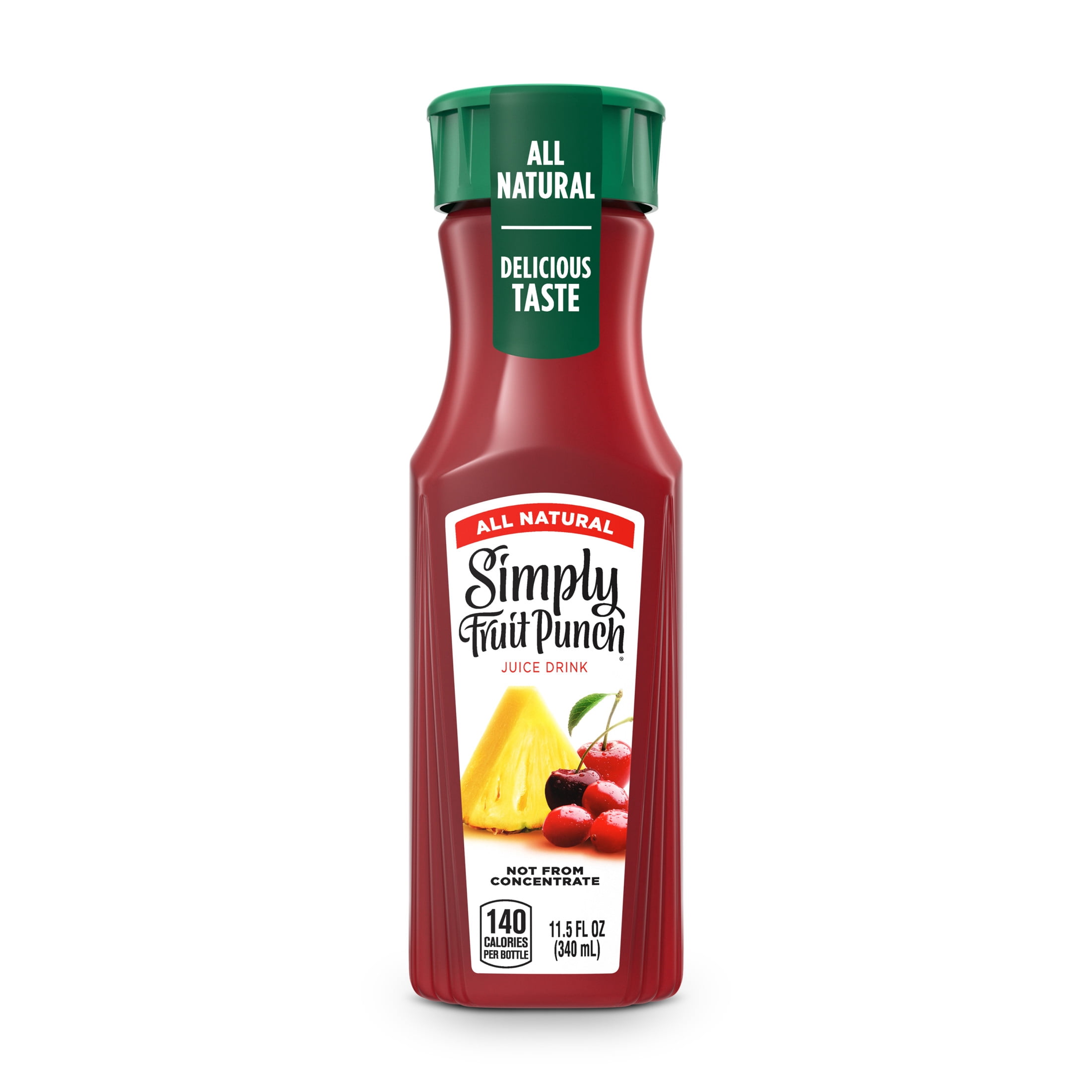 Simply Fruit Punch Juice Drink Bottle, 11.5 fl oz
