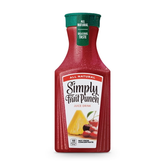 Simply Fruit Punch Juice Drink Bottle, 52 fl oz