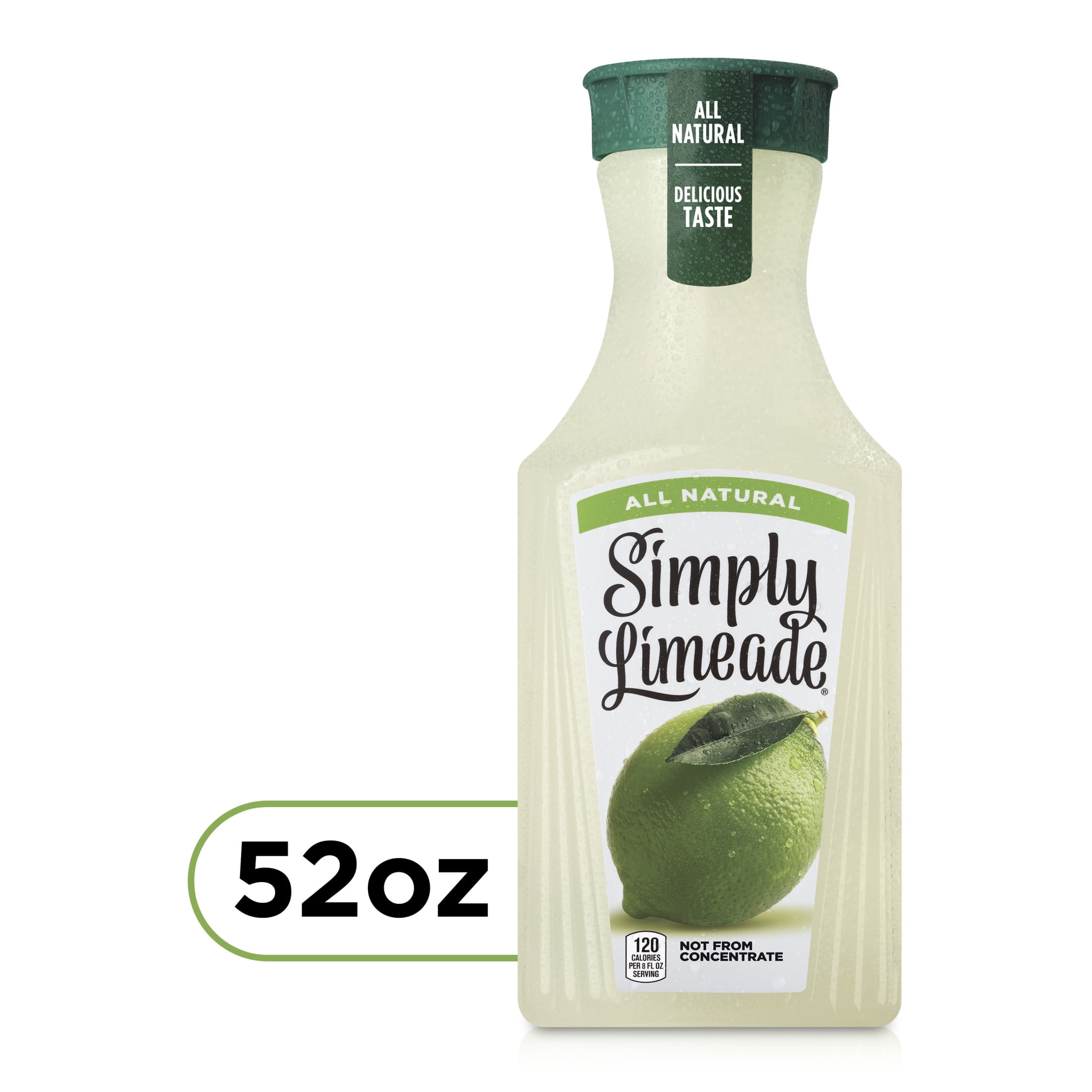 Simply Non GMO All Natural Limeade Juice, 52 fl oz Bottle