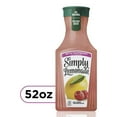 thumbnail image 1 of Simply Non GMO All Natural Raspberry Lemonade Raspberry, 52 fl oz Bottle-Pack Of 6, 1 of 5