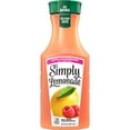 thumbnail image 1 of Simply Non GMO All Natural Raspberry Lemonade Raspberry, 52 fl oz Bottle, 1 of 13