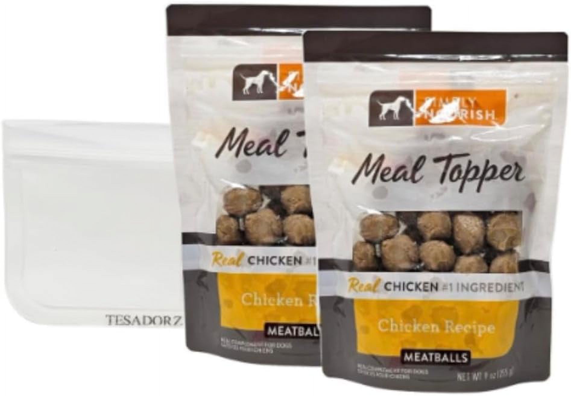 Simply Nourish Chicken Meatballs Dog Meal Toppers 9oz (Pack of 2