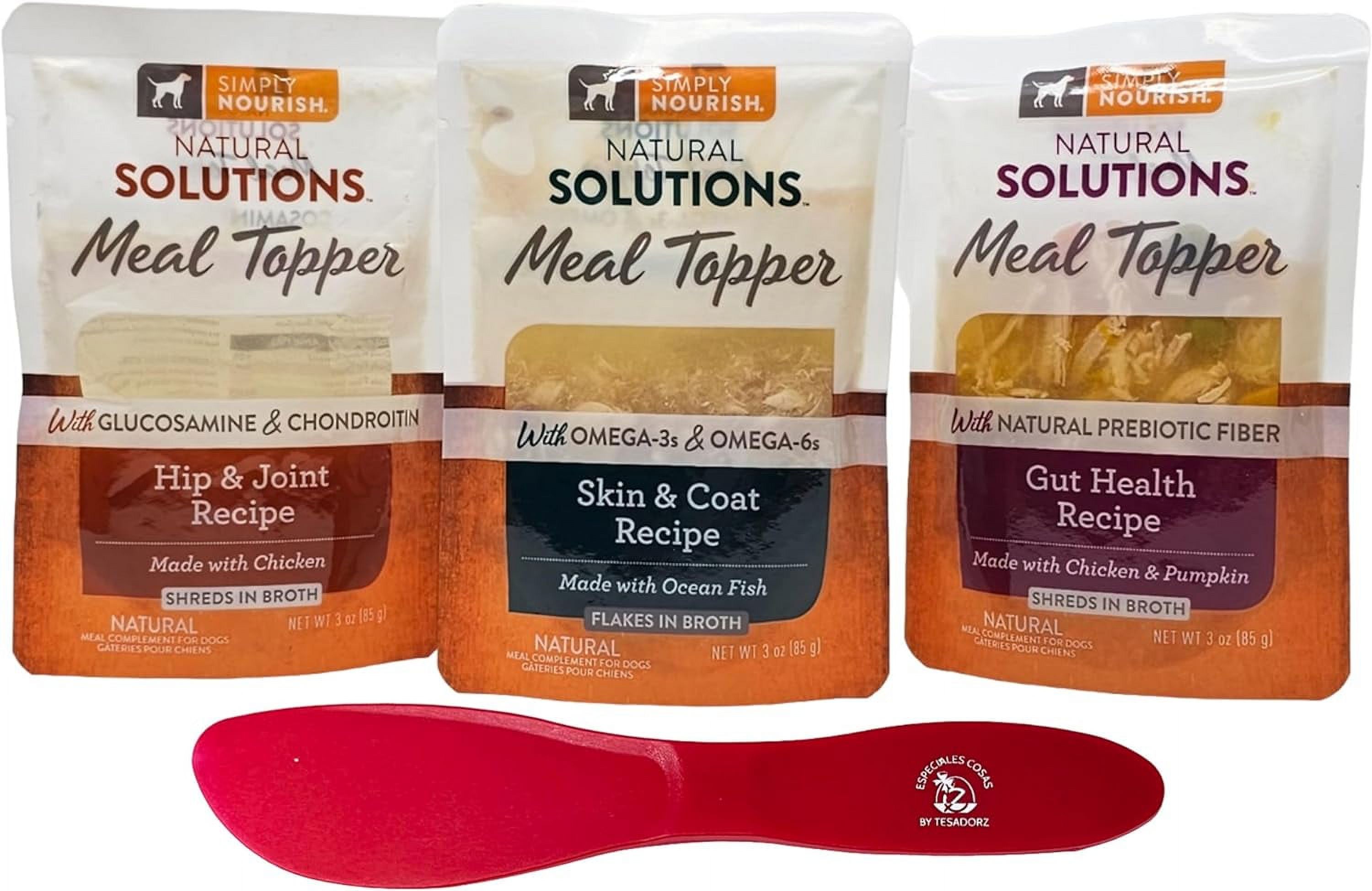 Simply Nourish Dog Food Meal Toppers, 3 Ounce (Variety, Pack of 15) and
