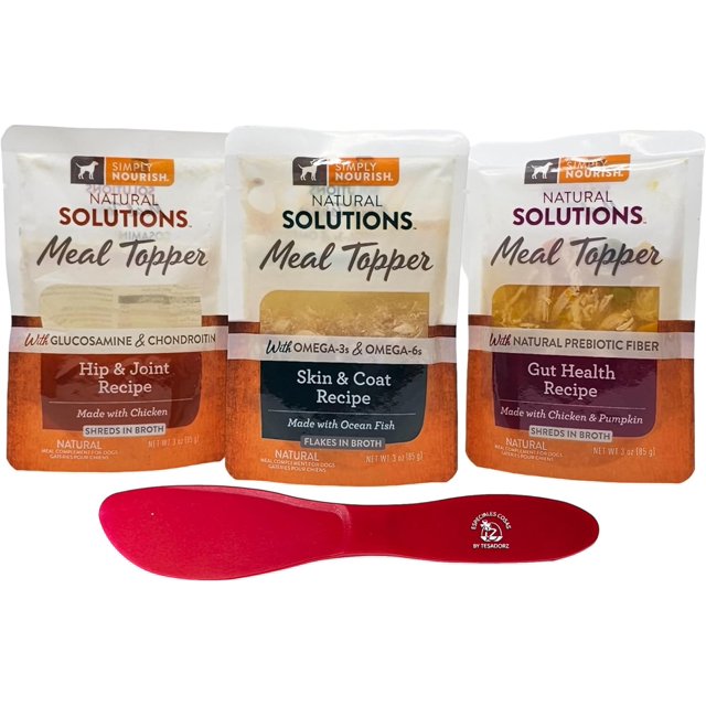 Simply Nourish Dog Food Meal Toppers, 3 Ounce (Variety, Pack of 15) and