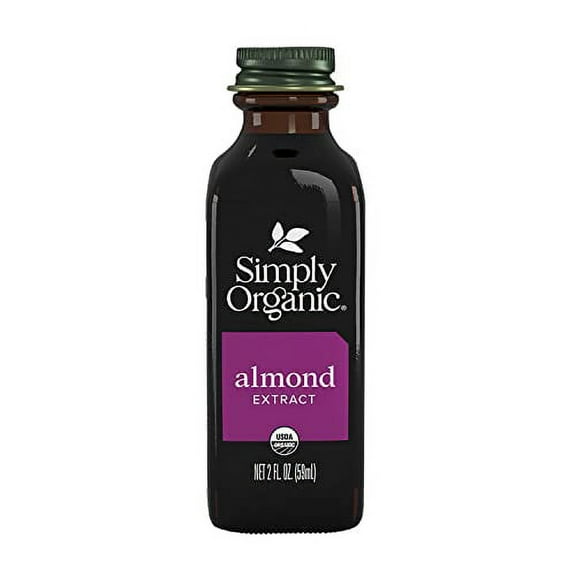 Simply Organic Almond Extract, Certified Organic | 2 oz (Packaging May Vary)
