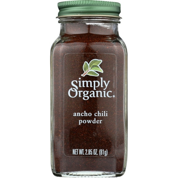 Simply Organic Ancho Chili Powder, 2.85 oz
