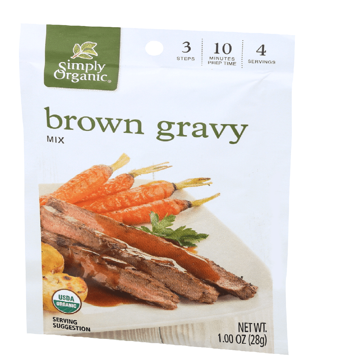 Simply Organic Brown Gravy Mix, 0.9 Oz (Pack of 12)
