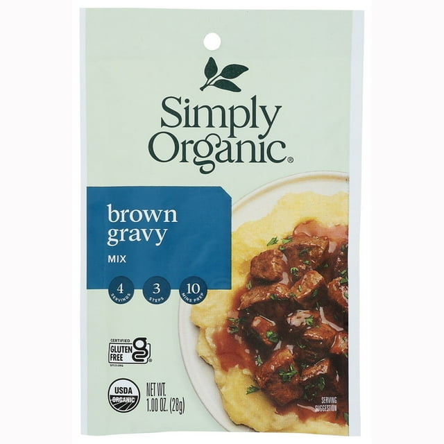 Simply Organic Brown Gravy Mix, 1 Oz