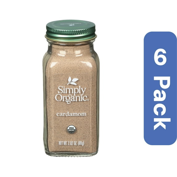 Simply Organic Cardamom Seasoning Bottle 2.82 oz (Pack Of 6)