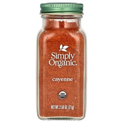 Simply Organic, Cayenne, 2.5 oz (71 g) Pack of 2