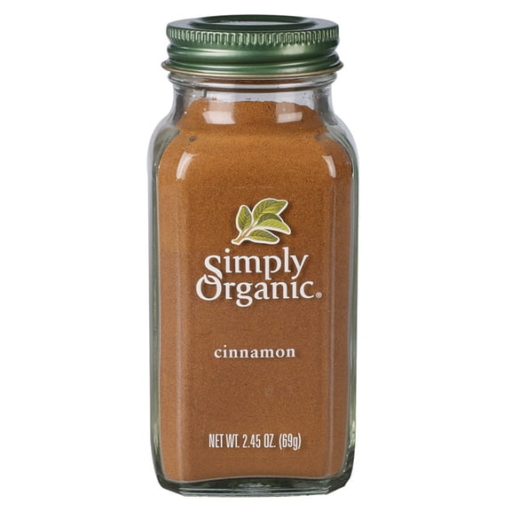 Simply Organic Cinnamon, 2.45 OZ Pack of 3