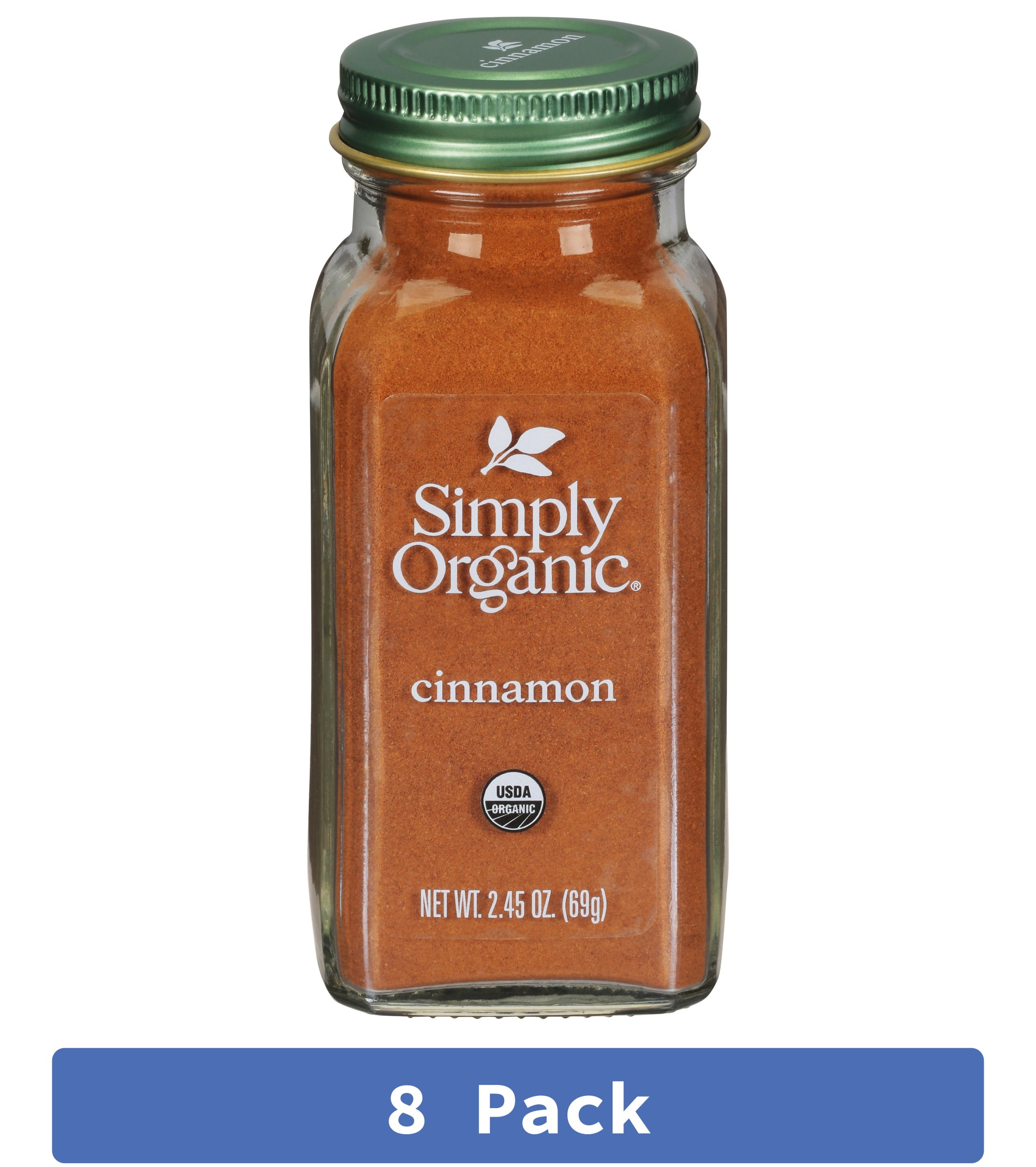 Simply Organic Cinnamon Bottle 2.45 oz (Pack of 8)