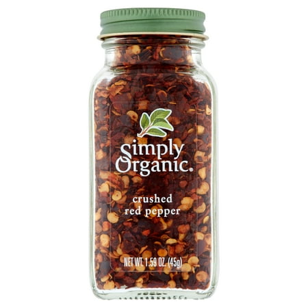 Simply Organic Crushed Red Pepper, 1.59 oz, 6 pack