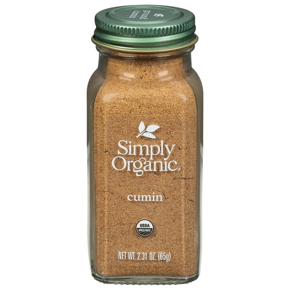 Simply Organic Cumin Seasoning Organic Bottle 2.31 oz (Pack of 8)