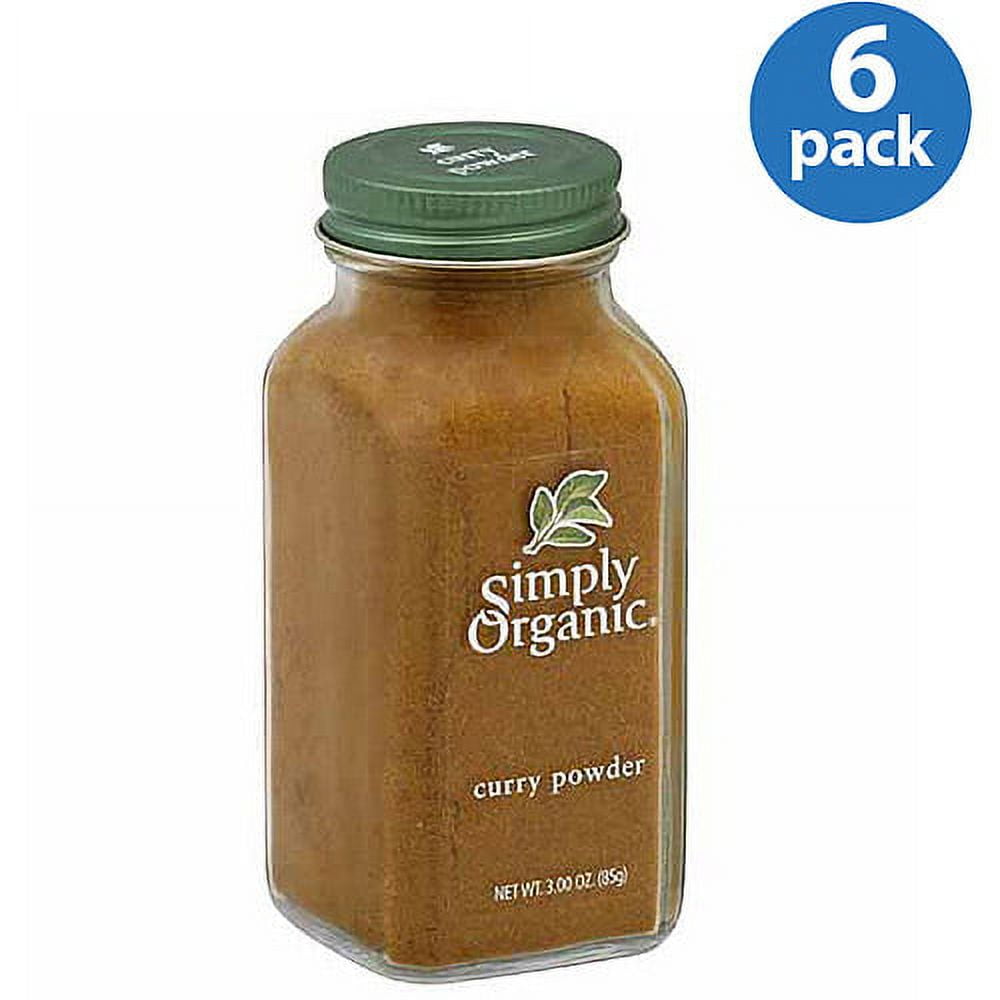 Simply Organic Curry Powder, 3 oz, (Pack of 6)