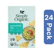 Simply Organic Dip Mix Guacamole 0.8 oz (Pack Of 24)