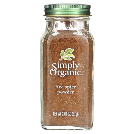 Simply Organic, Five Spice Powder, 2.01 oz (57 g) Pack of 4