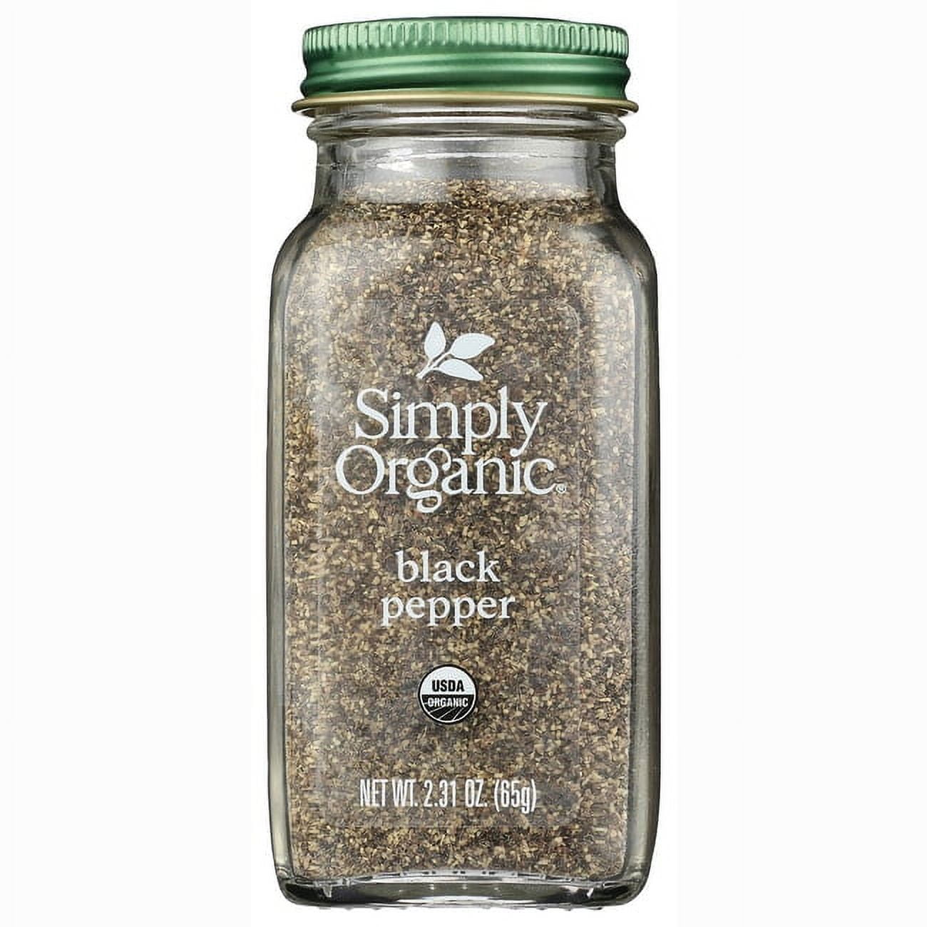 Simply Organic GMO Free, Organic Ground Black Pepper, 2.31 oz