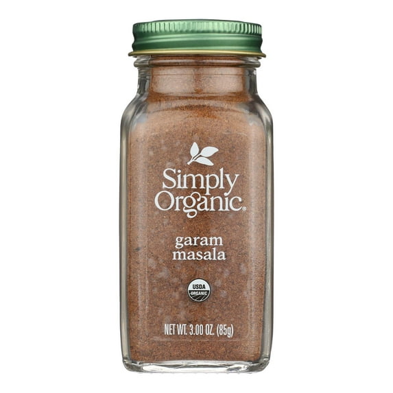 Simply Organic Garam Masala Seasoning Bottle 3 oz (Pack Of 6)