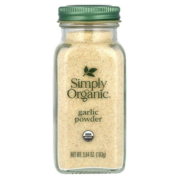 Simply Organic, Garlic Powder, 3.64 oz (103 g) Pack of 2