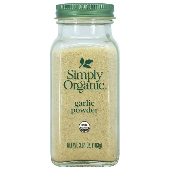 Simply Organic Garlic Powder Certified Organic, 3.64-Ounce Container