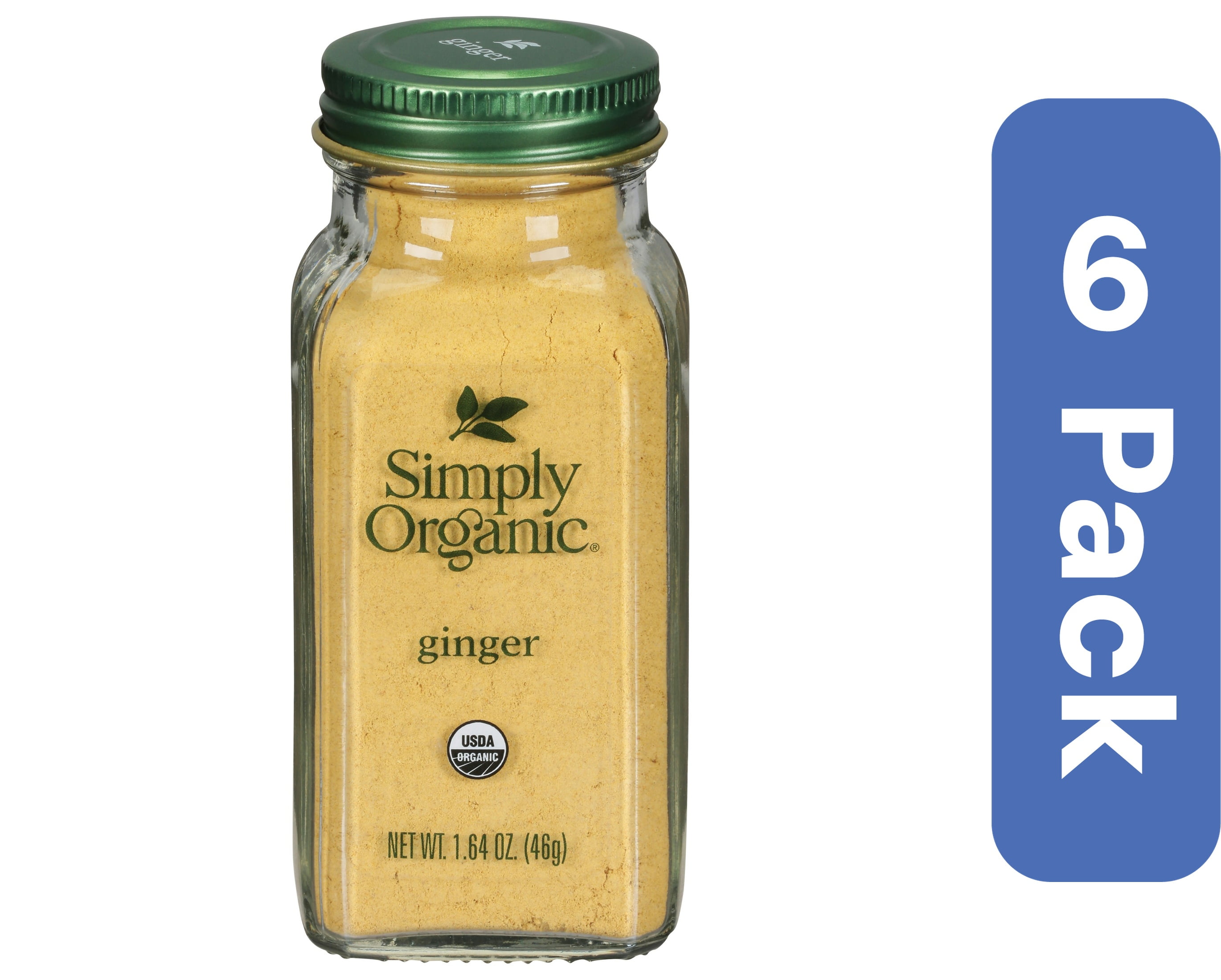 Simply Organic Ground Ginger 1.64 oz (Pack Of 6)