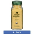 thumbnail image 1 of Simply Organic Ground Ginger Bottle 1.64 oz (Pack Of 8), 1 of 1