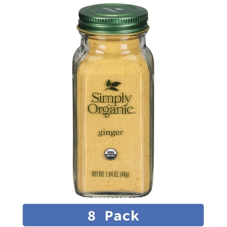 Simply Organic Ground Ginger Bottle 1.64 oz (Pack Of 8)