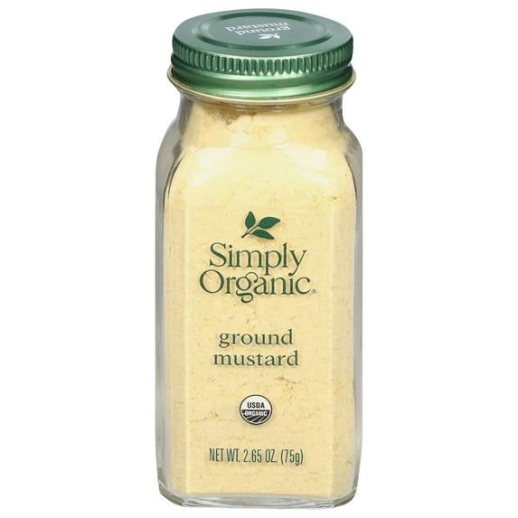 Simply Organic Ground Mustard Seed Bottle (6 Pack) 2.65 oz