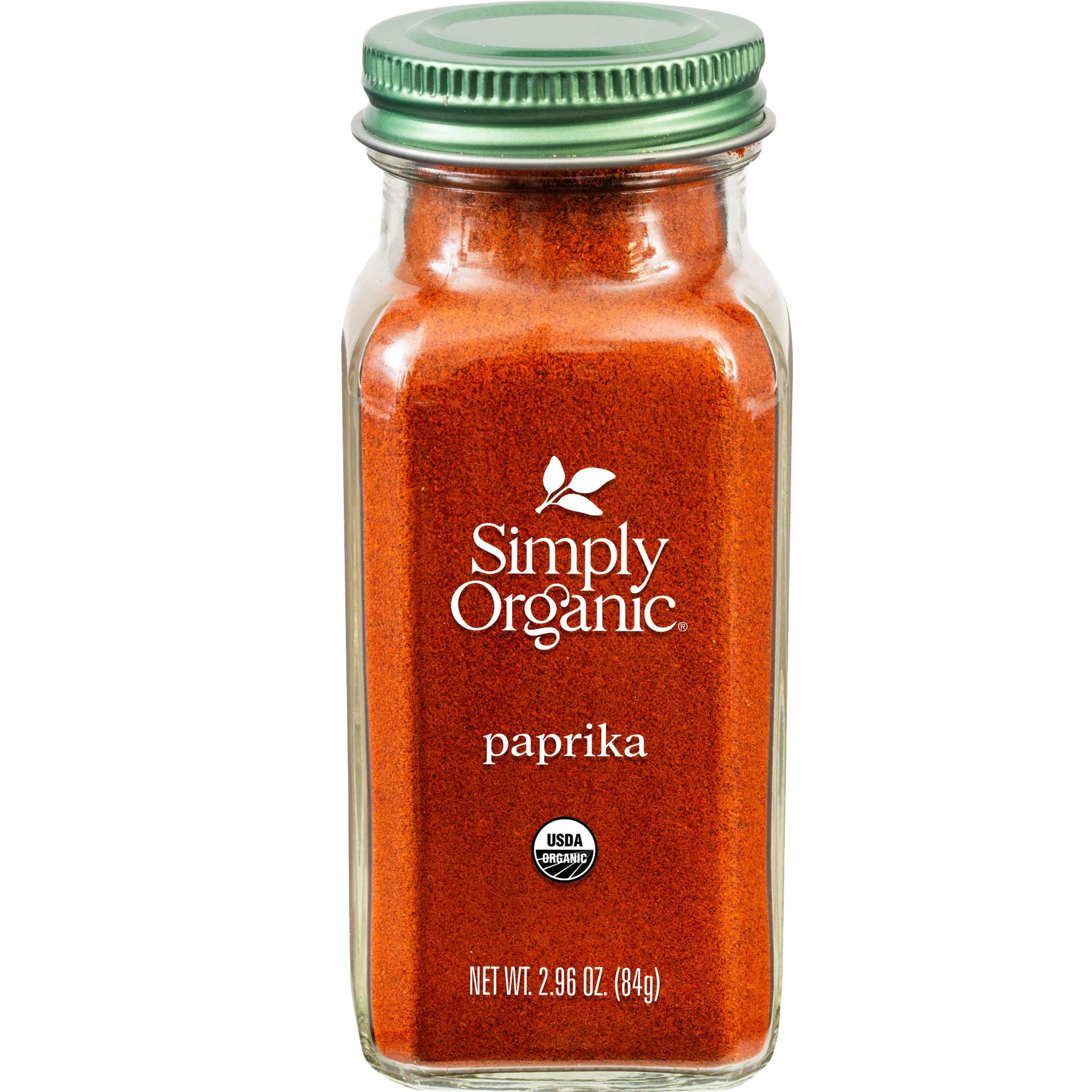 Simply Organic Ground Paprika, Organic, 2.96 oz Bottle