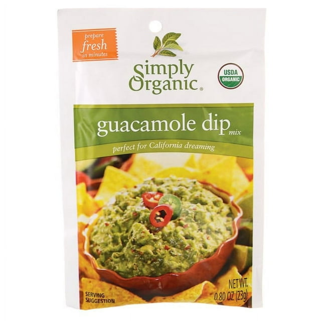 Simply Organic Guacamole Dip Mix, .8 Oz