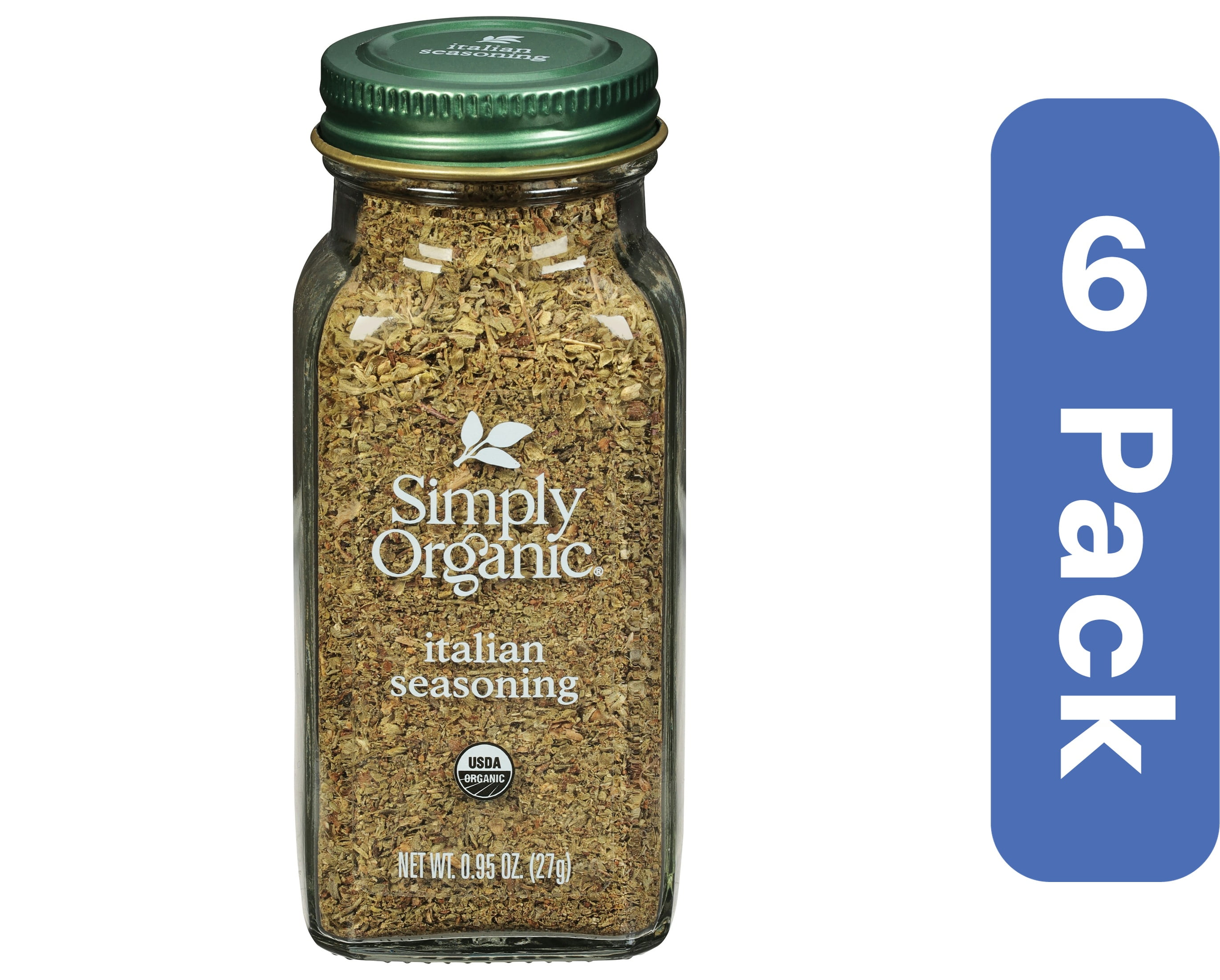 Simply Organic Italian Seasoning Bottle 0.95 oz (Pack Of 6)