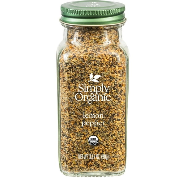 Simply Organic Lemon Pepper, Certified Organic | 3.17 oz
