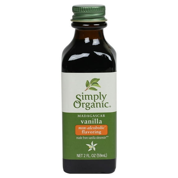 Simply Organic Non-Alchoholic Flavoring, Vanilla, 2 Oz